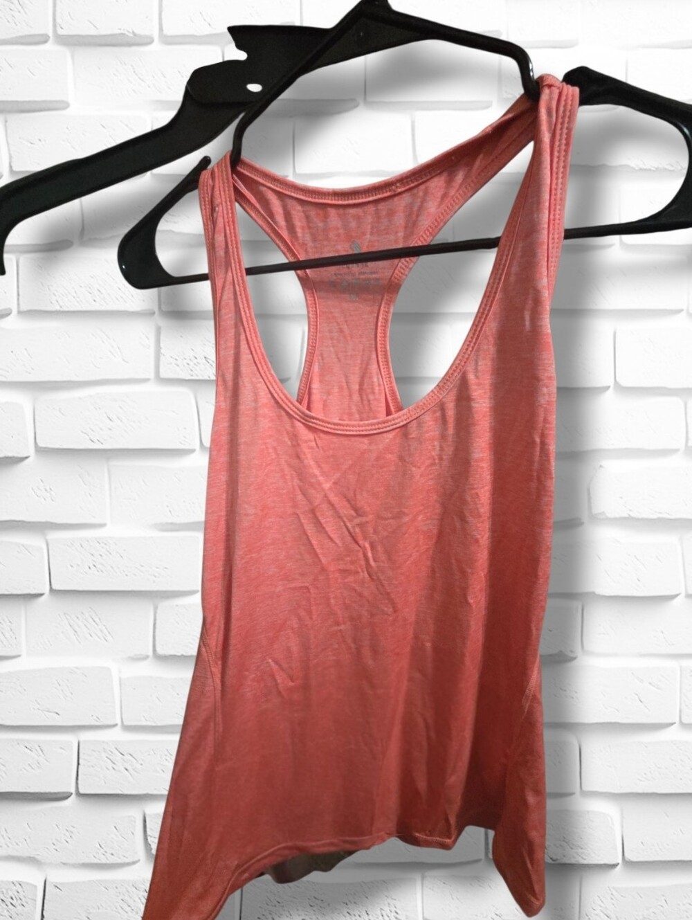 Pink Racerback Athletic Top, Size M, Lightweight Workout Tank